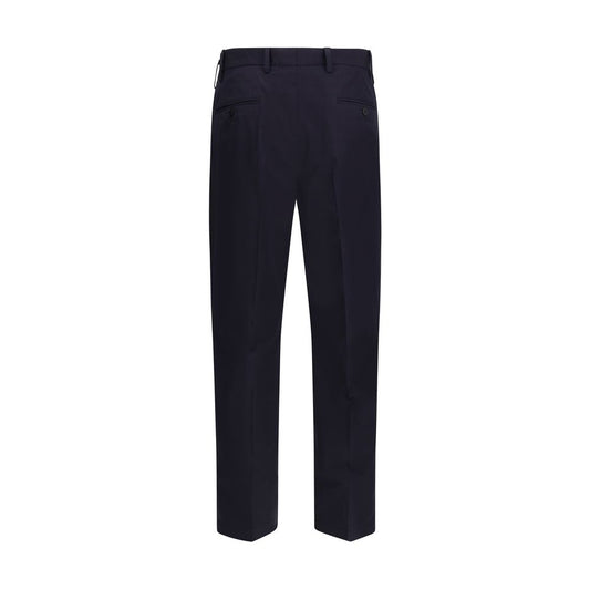 Prada Blue Cotton Dress Pants