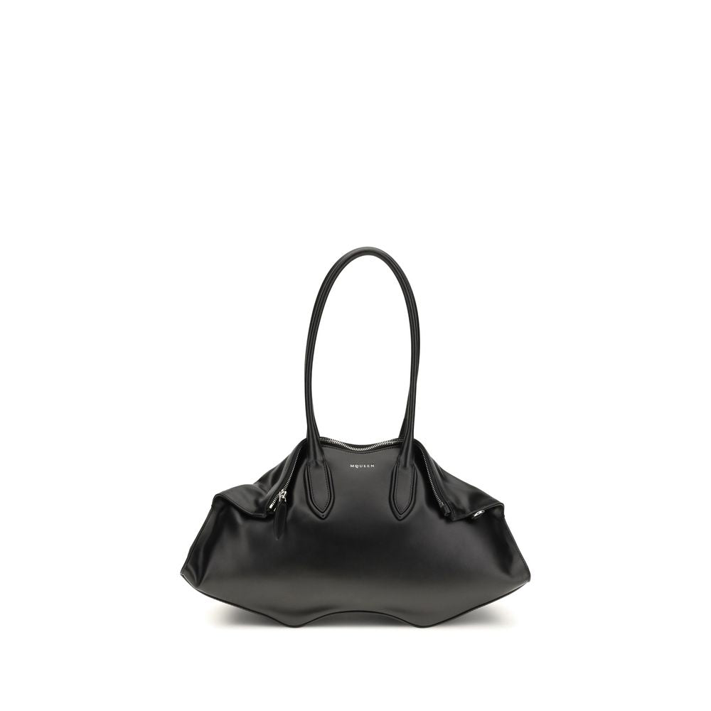 Alexander McQueen Black Calf Leather Bos Taurus Shoulder Bag – SHAGURA