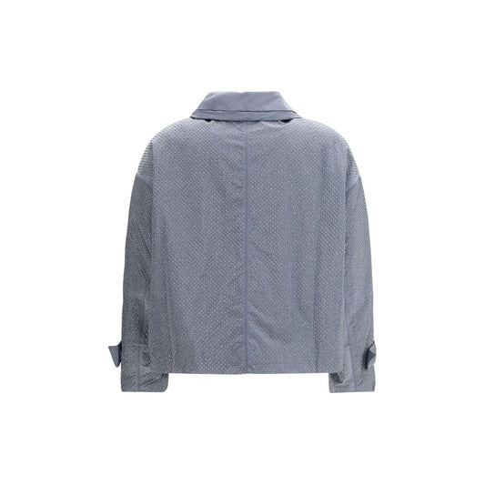 PINKO Light Blue Polyester Shell Jacket