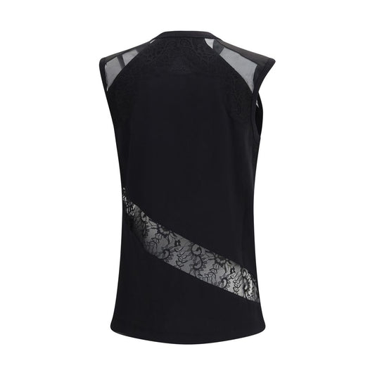PINKO Black Cotton Blouse