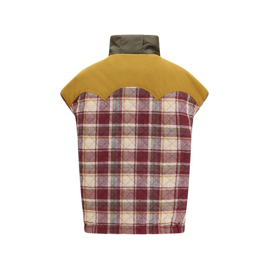 MARBELL Red Polyamide Sleveless Jacket