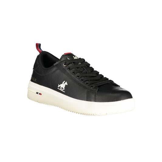 U.S. Grand Black Polyurethane Men Sneaker