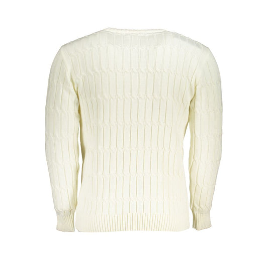 U.S. Grand Bianco Acrylic Men Sweater