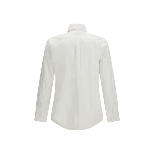 Dolce & Gabbana White Cotton Dress Shirt