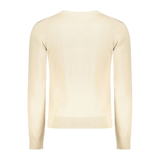 U.S. Grand Polo Beige Cotton Men Sweater