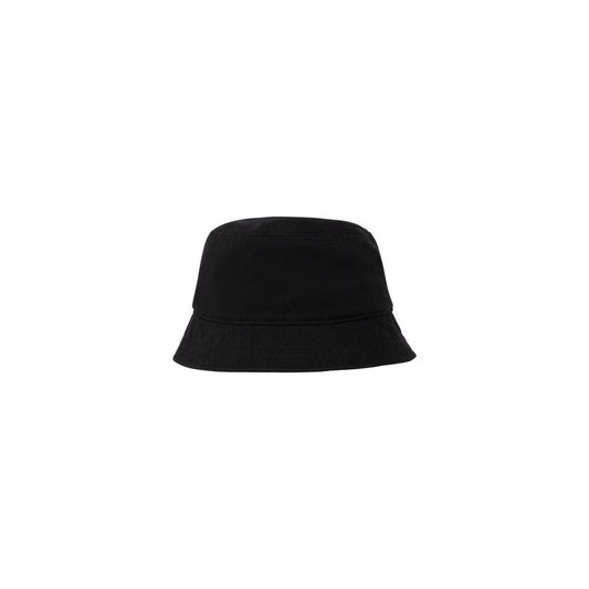 Lyle & Scott Black Cotton Bucket Hat