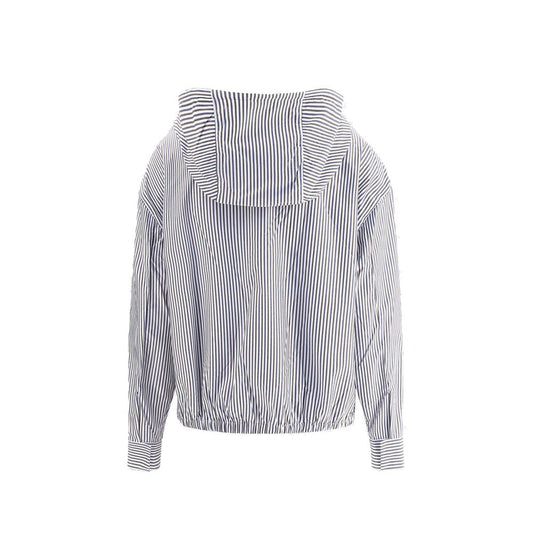 Prada Blue Polyamide Bomber