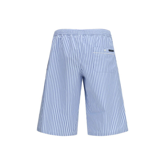 Dolce & Gabbana Multicolor Cotton Bermuda Shorts