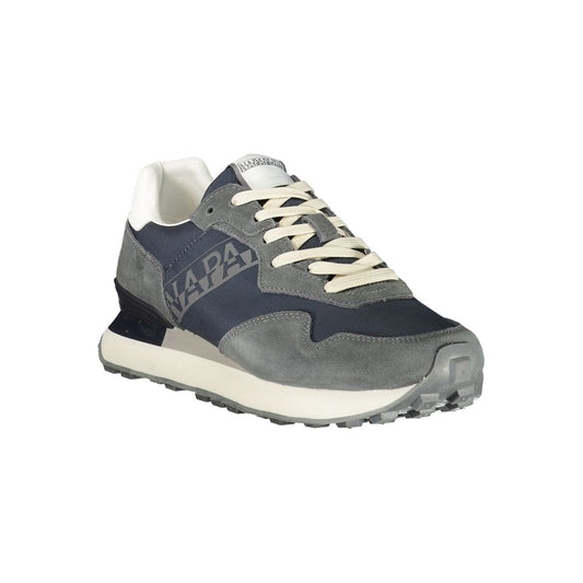 Napapijri Blue Polyester Athletic Sneakers