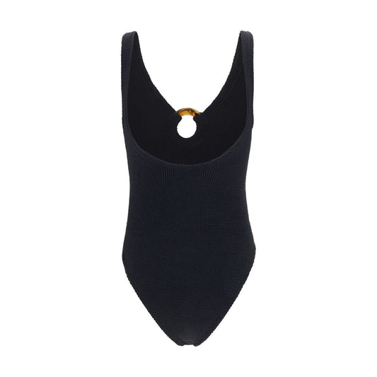 Hunza G Black Polyamide One-Piece Swimsuit