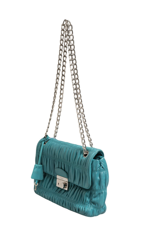 Prada Nappa Gaufre Flap Bag BR4553