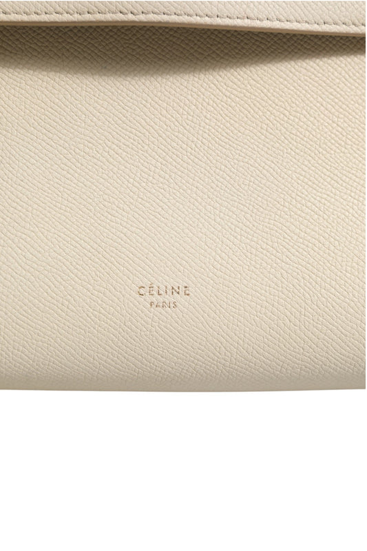 Celine Nano Belt Bag Grained Calfskin Chalk