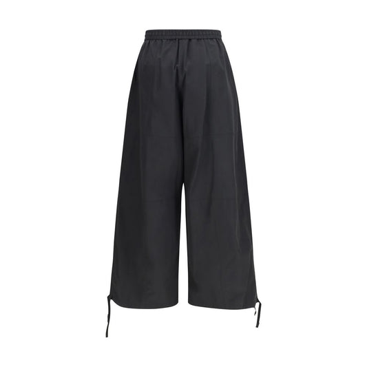 Kenzo Black Polyester Casual Pants