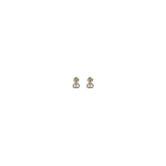 Valentino Garavani Bicolor Brass Earrings