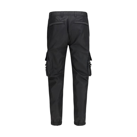 Prada Black Polyamide Cargo Pants