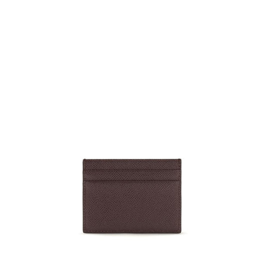 Dolce & Gabbana Black Calf Leather Bos Taurus Wallet