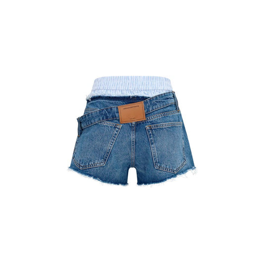 Alexander Wang Blue Denim Shorts