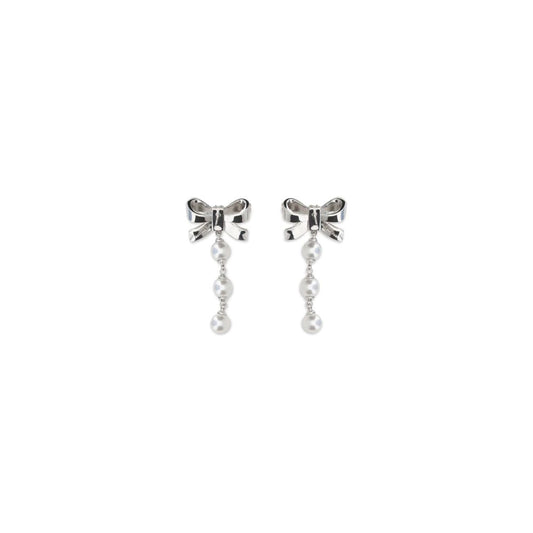 Self-Portrait Silver Brass Earrings