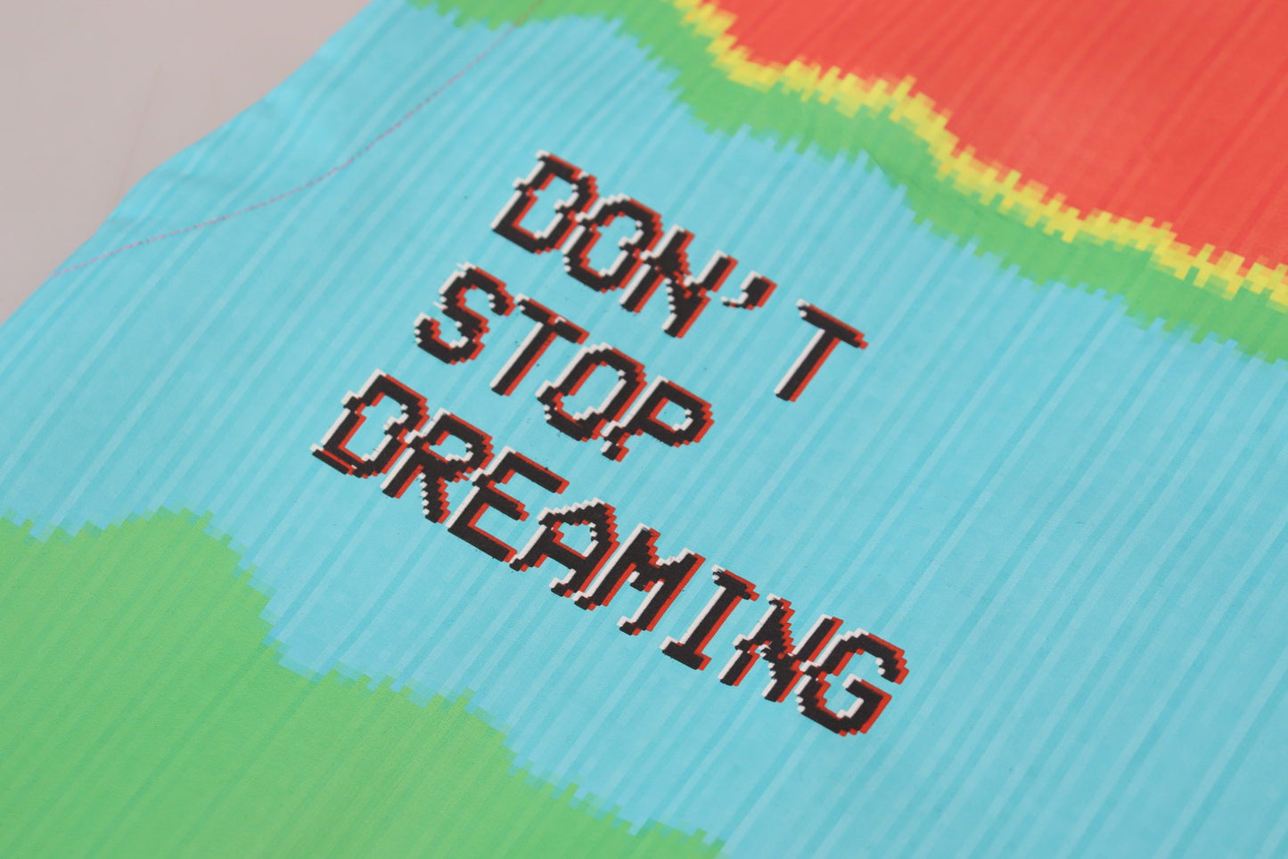 Dolce & Gabbana Multicolor TV Print Blouse Cotton T-shirt