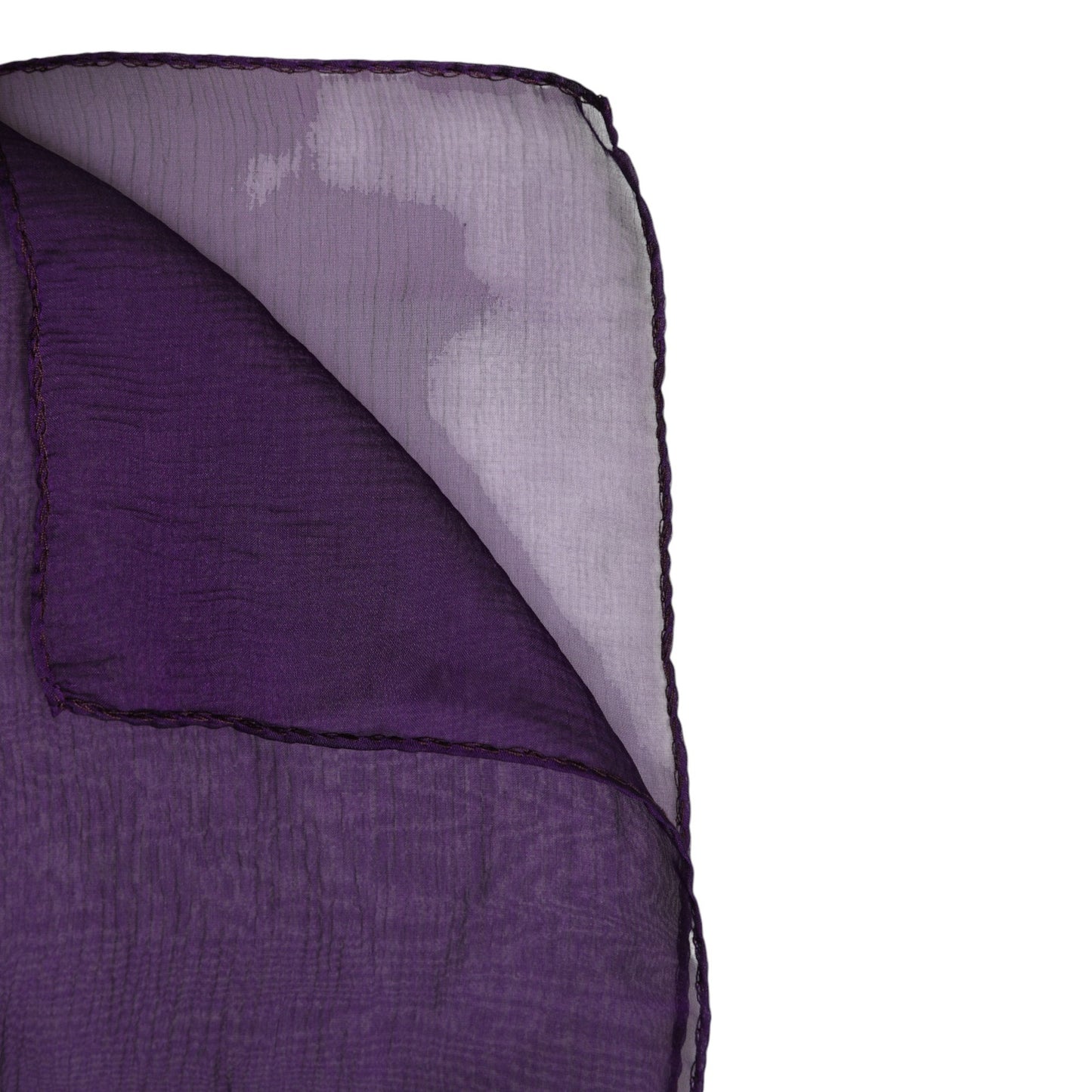 Dolce & Gabbana Purple Silk Rectangle Wrap Shawl Scarf