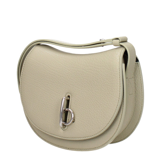 Burberry Green Leather Shoulder Bags