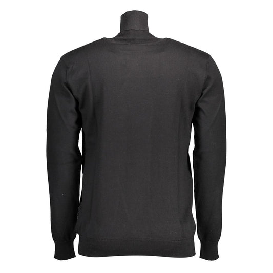 U.S. POLO ASSN. Black Cotton Men's Sweater
