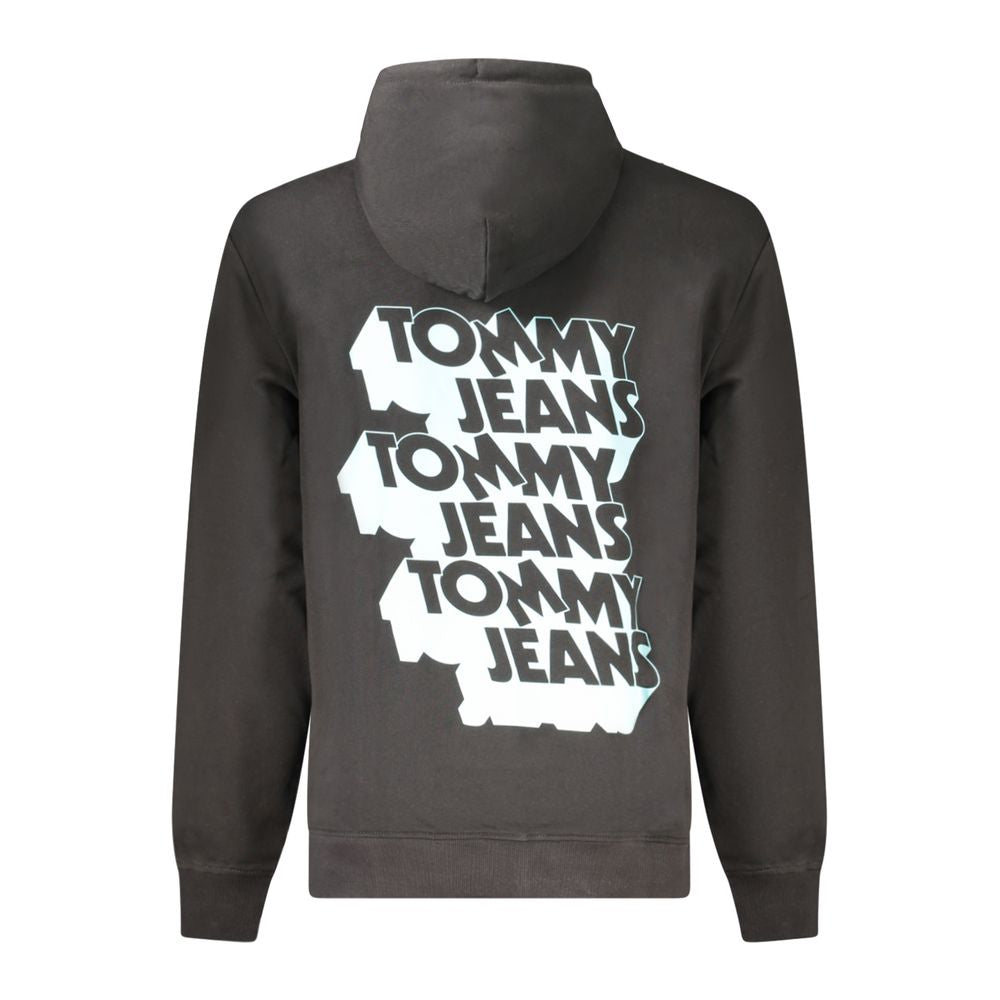 Tommy Hilfiger Black Cotton Men Sweater