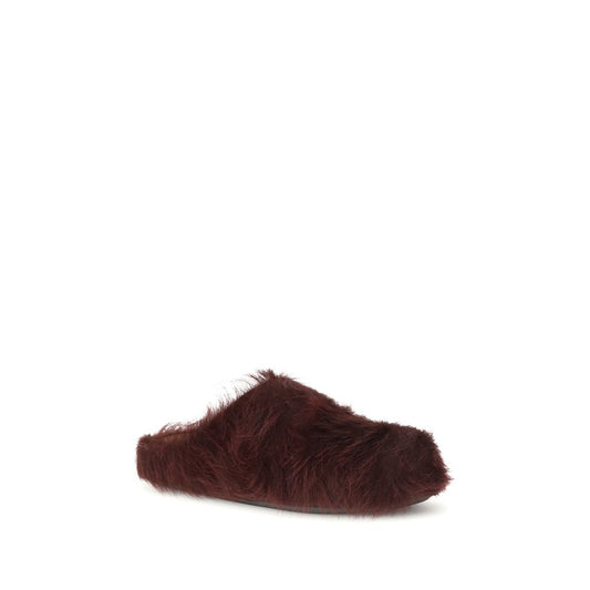 Marni Long-haired calfskin Fussbett Mules