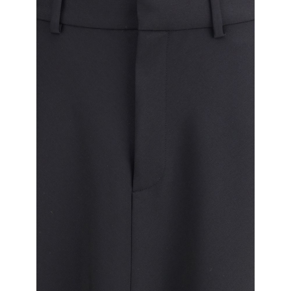 Balenciaga Godet Maxi Skirt in virgin wool