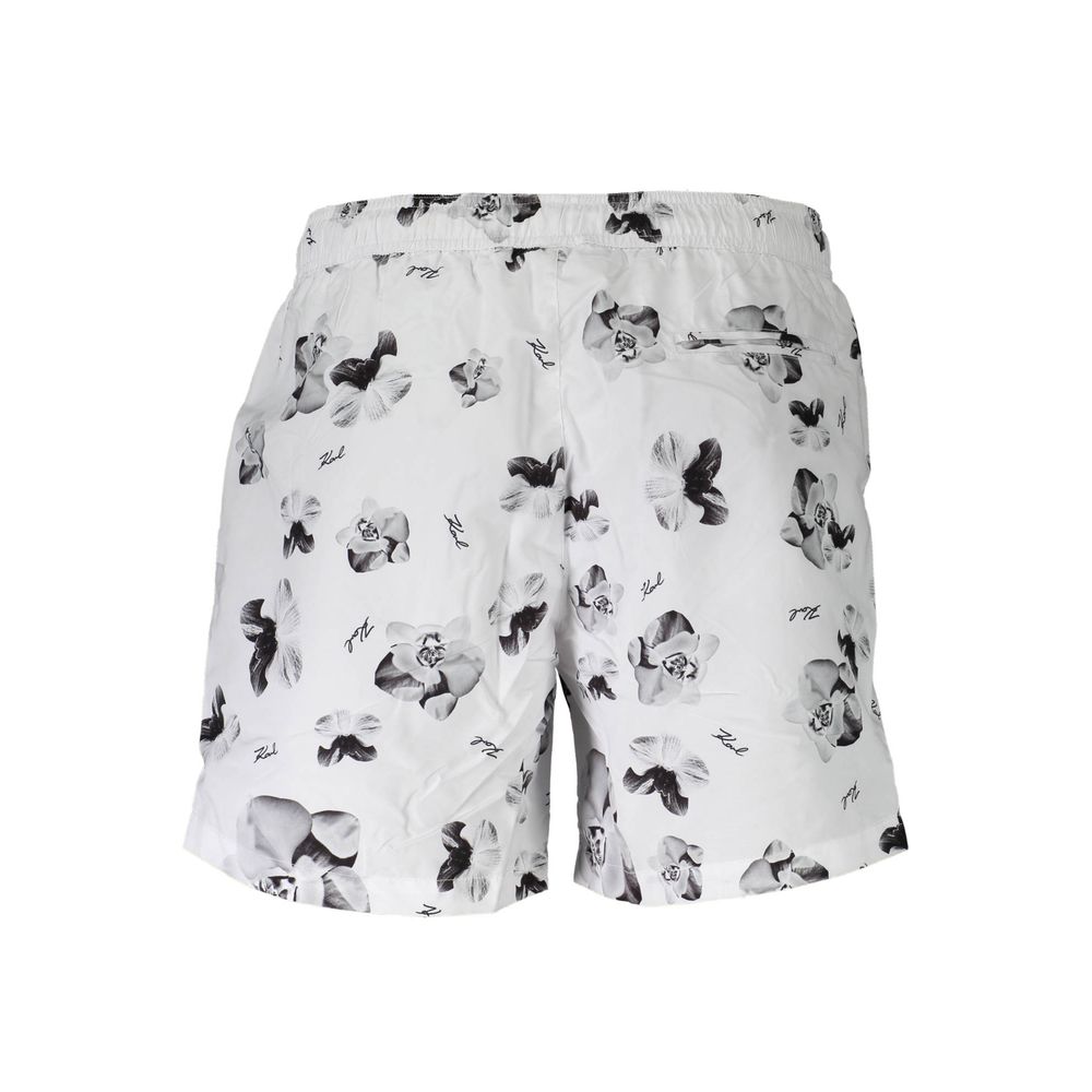 Karl Lagerfeld White Polyester Swimwear