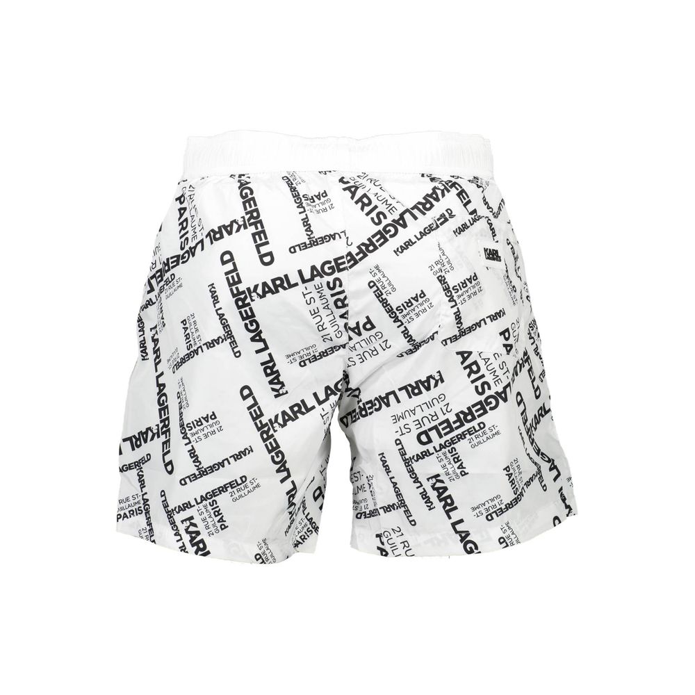 Karl Lagerfeld White Polyester Swimwear