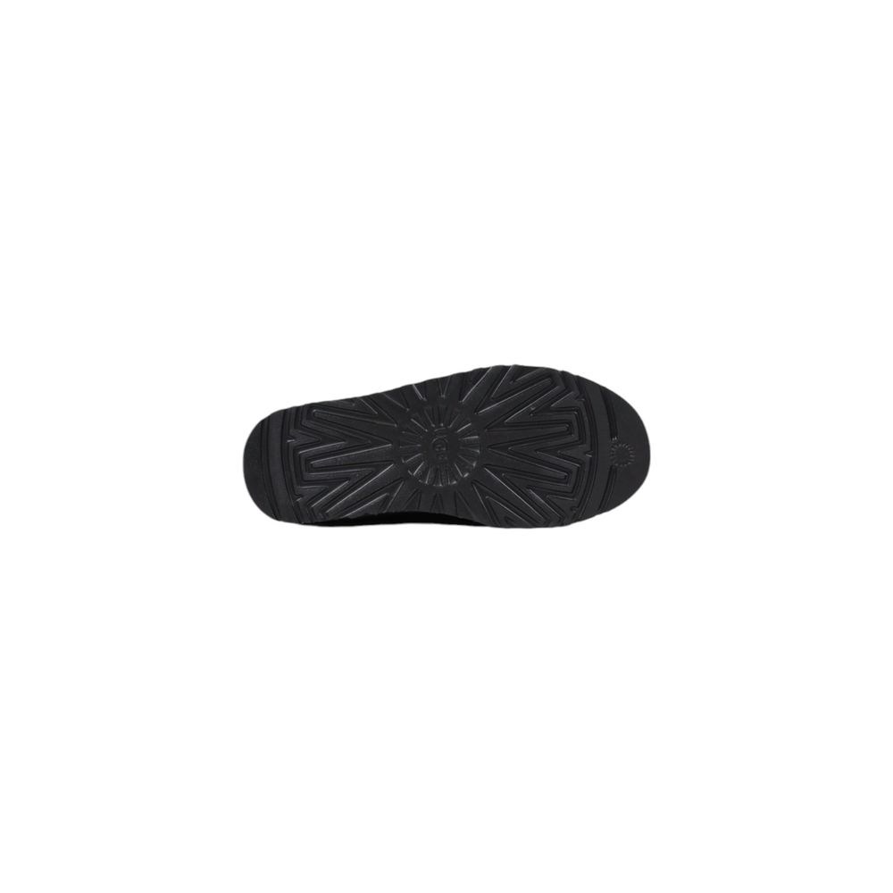 UGG Black Suede Leather Clogs