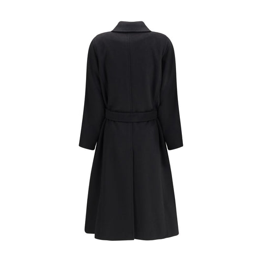 Max Mara Black Camel Hair Coat