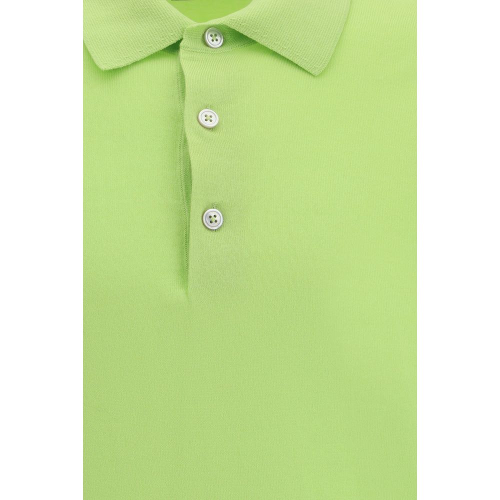 Tom Ford Green Cotton Polo Shirt