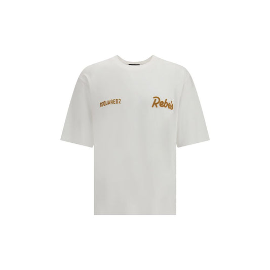 Dsquared² White Cotton T-Shirt