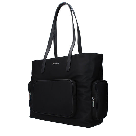 Michael Kors Black Fabric Shoulder Bag