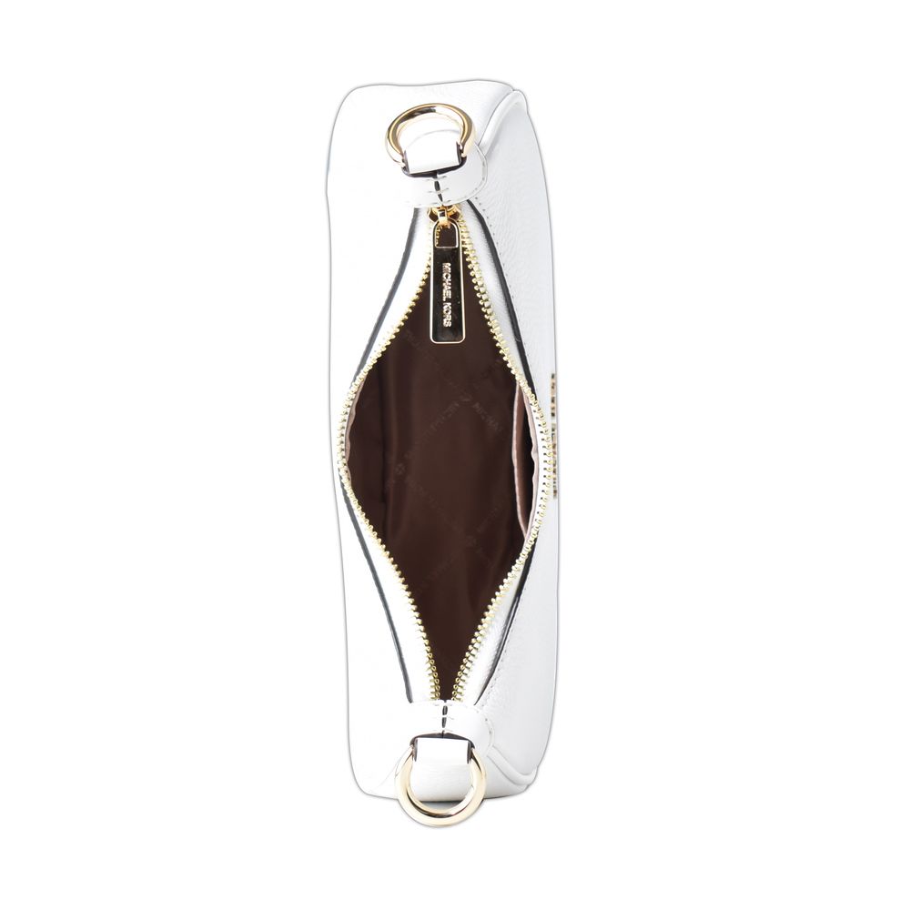 Michael Kors White Leather Shoulder Bag