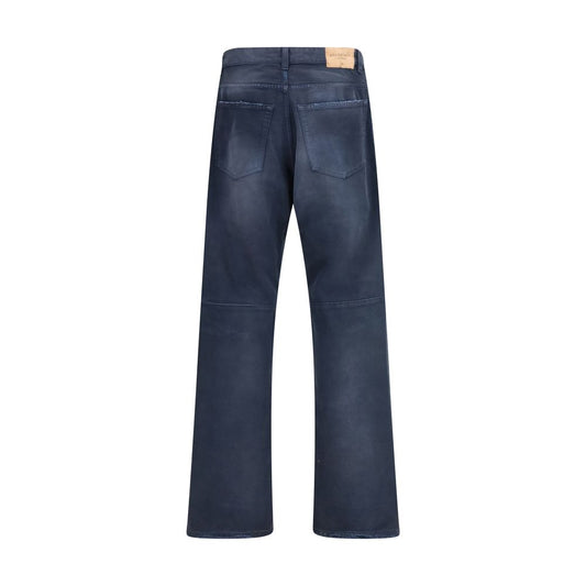 Balenciaga Blue Cotton Bermuda Shorts