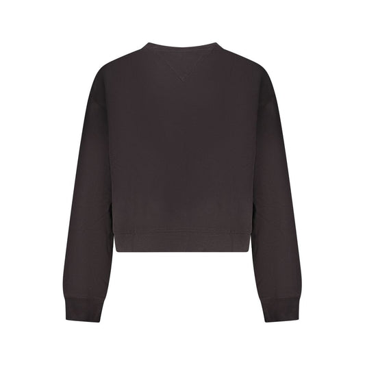 Tommy Hilfiger Black Cotton Women's Sweatshirt