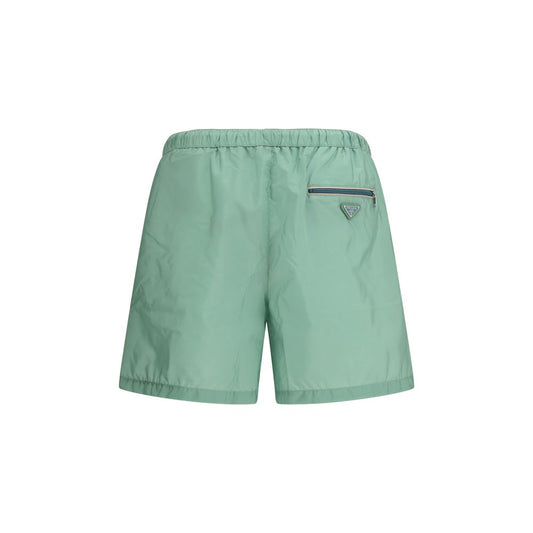 Prada Multicolor Recycled Polyamide Short And Mini Shorts