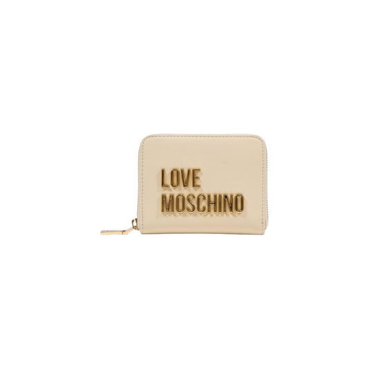 Love Moschino Beige Polyethylene Wallet