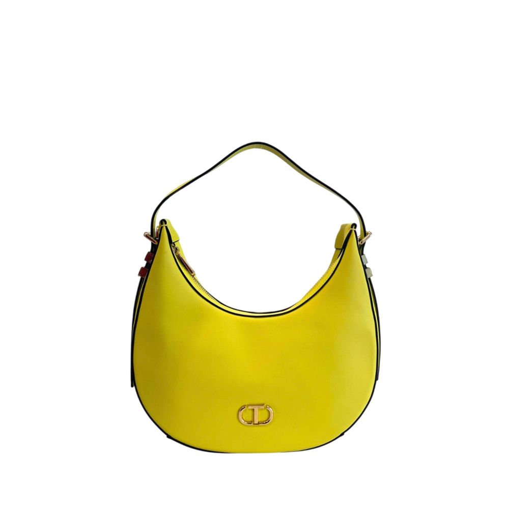 Twinset Bicolor Polyethylene Clutch Bag