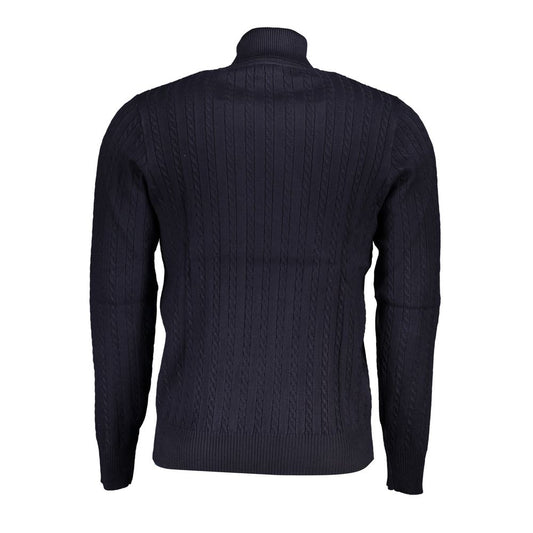 U.S. Grand Blue Viscose Men's Sweater