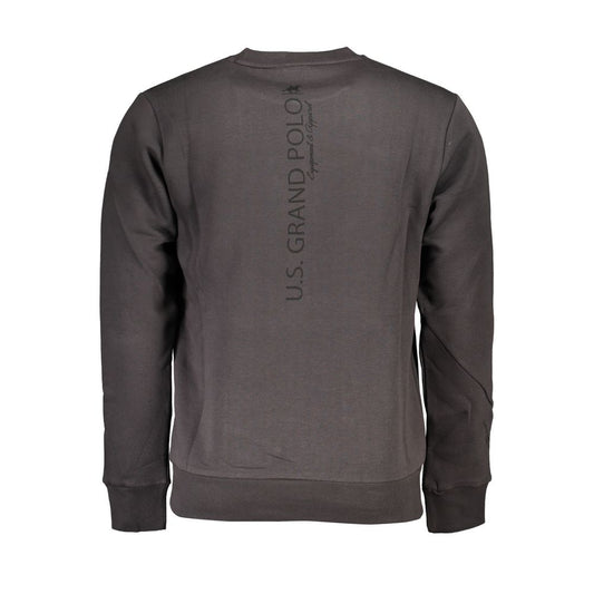 U.S. Grand Gray Cotton Men Sweatshirt