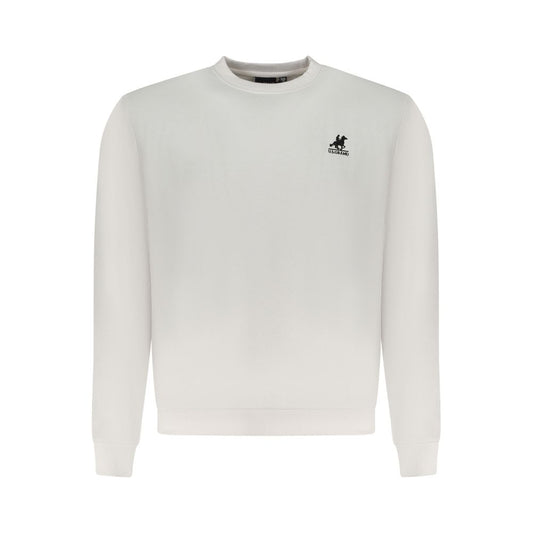 U.S. Grand White Cotton Men Sweatshirt