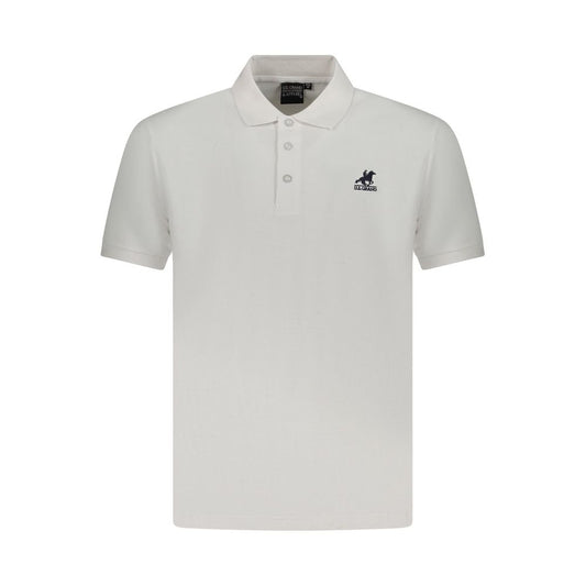 U.S. Grand Polo White Cotton Men Polo Shirt