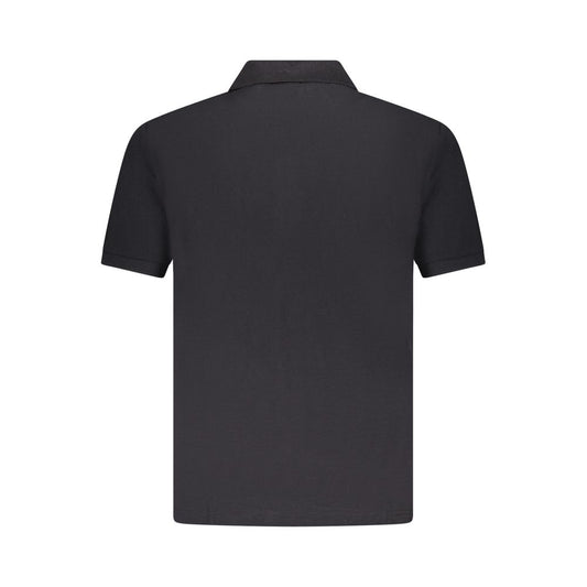 U.S. Grand Polo Black Cotton Men Polo