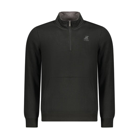 U.S. Grand Black Polyester Men Sweatshirt