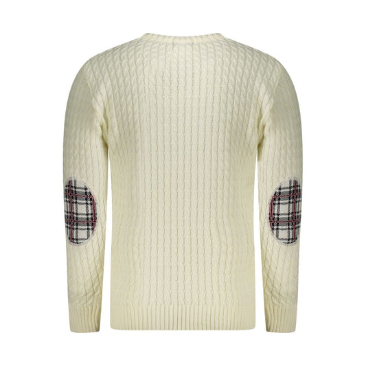 U.S. Grand Bianco Acrylic Men Sweater