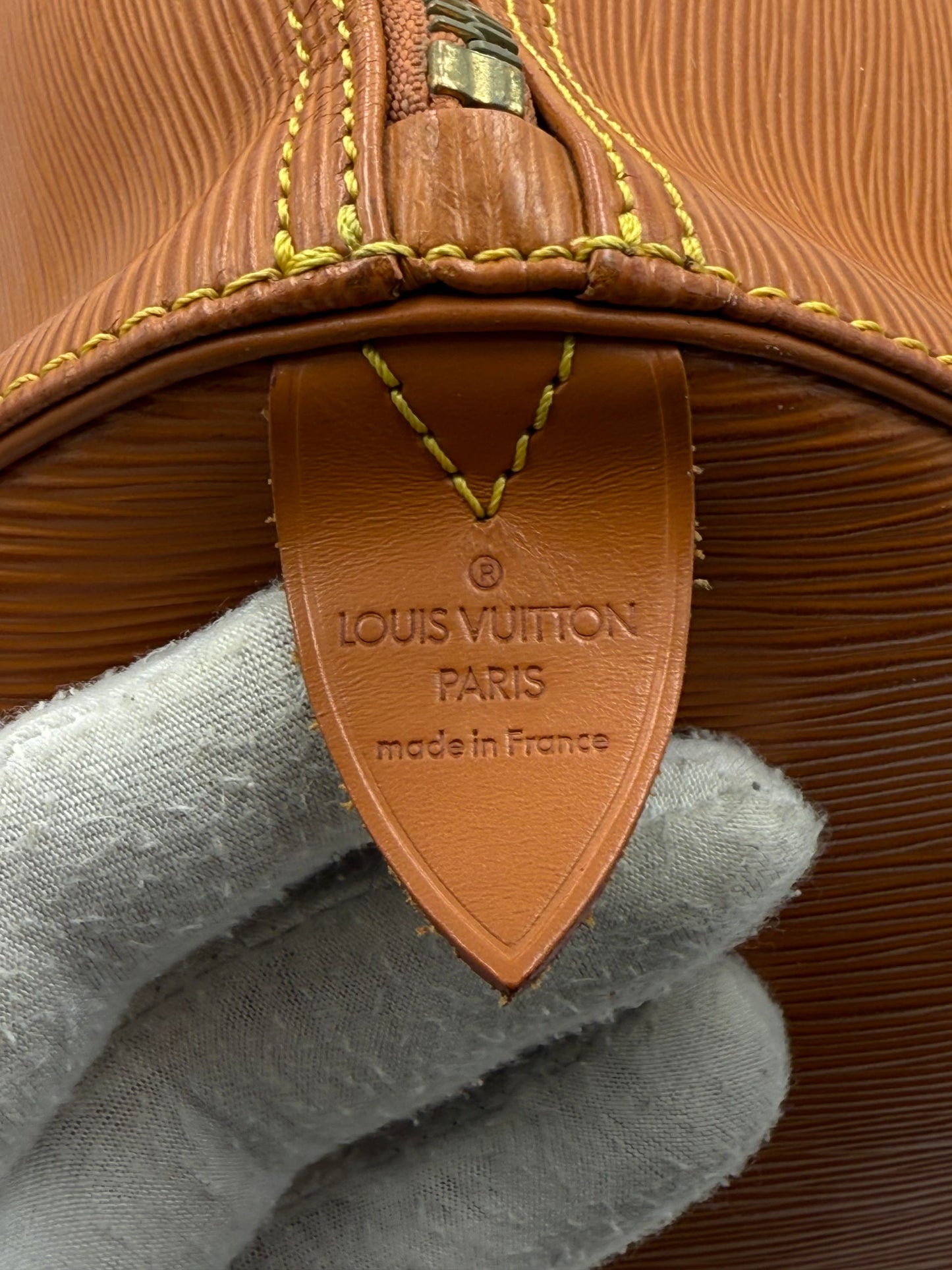 Louis Vuitton LOUIS VUITTON KEEPALL 50 in Brown EPI Leather Handbag